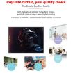 180" 16:9 Folding Polyester Projector Film Curtain - Simple & Thin - 7