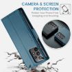Samsung Galaxy A23 CaseMe 023 Blue Butterfly Buckle Leather Phone Case - 6