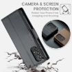 Samsung Galaxy A73 5G CaseMe 023 Leather RFID Anti-theft Case (Black) - 6