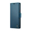 Samsung Galaxy A73 5G CaseMe 023 Butterfly Buckle RFID Leather Case Blue - 2