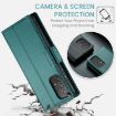 Samsung Galaxy A73 5G CaseMe 023 Butterfly Buckle RFID Leather Case Blue - 6