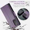 Samsung Galaxy A73 5G CaseMe 023 Butterfly RFID Leather Case Purple - 6