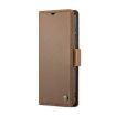 Samsung Galaxy S20+ CaseMe 023 Butterfly Buckle RFID Leather Case Brown - 2
