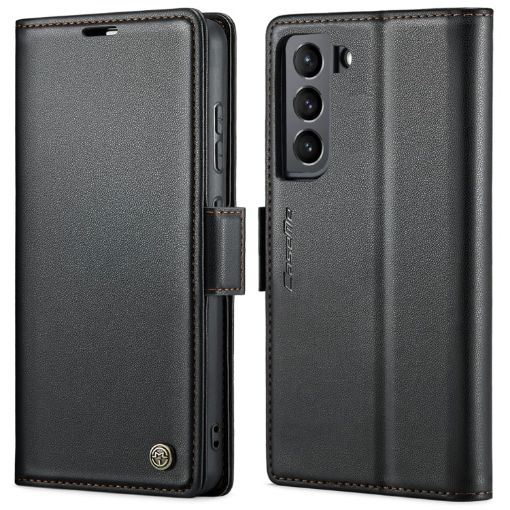 Samsung Galaxy S22+ 5G CaseMe 023 Butterfly Buckle RFID Leather Case - 1