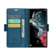 Samsung Galaxy S22 Ultra 5G CaseMe 023 RFID Leather Case - Blue - 4