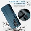 Samsung Galaxy S22 Ultra 5G CaseMe 023 RFID Leather Case - Blue - 6