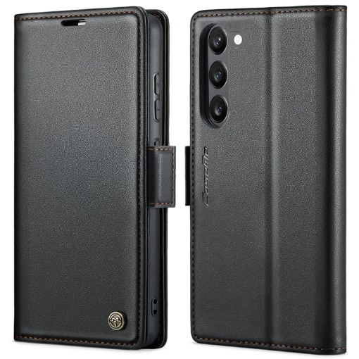 Samsung Galaxy S23 5G CaseMe 023 Leather Case RFID Anti-theft Black - 1