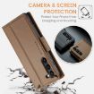 Samsung Galaxy S23+ 5G CaseMe 023 Leather RFID Phone Case Brown - 6