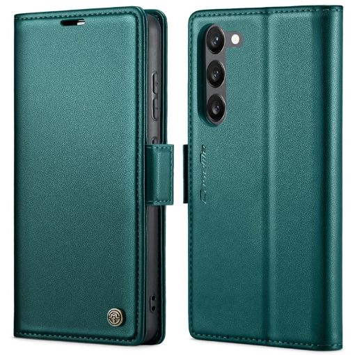 Samsung Galaxy S23+ 5G CaseMe 023 Butterfly Buckle Leather Case Blue - 1