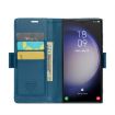 Samsung Galaxy S23 Ultra 5G CaseMe 023 RFID Leather Case - Blue - 4