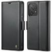 Samsung Galaxy A53 CaseMe 023 Butterfly Buckle RFID Leather Case Black - 1