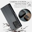 Samsung Galaxy A53 CaseMe 023 Butterfly Buckle RFID Leather Case Black - 6