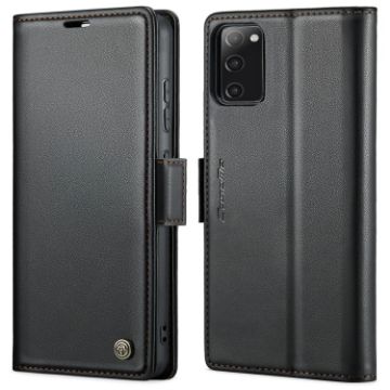 Samsung Galaxy S20 FE CaseMe 023 Butterfly Buckle Leather Case Black - 1