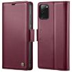 Samsung Galaxy S20 FE CaseMe 023 Butterfly Buckle Leather Case Wine Red - 1