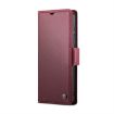Samsung Galaxy S20 FE CaseMe 023 Butterfly Buckle Leather Case Wine Red - 2