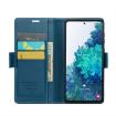 Samsung Galaxy S20 FE CaseMe 023 Butterfly Buckle RFID Leather Case Blue - 4