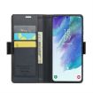 Samsung Galaxy S21 FE 5G CaseMe 023 Leather RFID Anti-theft Case Black - 4