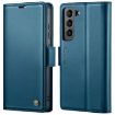 Samsung Galaxy S21 5G CaseMe 023 Butterfly Buckle RFID Leather Case Blue - 1