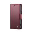 Samsung Galaxy S21+ 5G CaseMe 023 Butterfly Buckle Leather Case Wine Red - 2