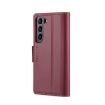 Samsung Galaxy S21+ 5G CaseMe 023 Butterfly Buckle Leather Case Wine Red - 3