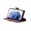 Samsung Galaxy S21+ 5G CaseMe 023 Butterfly Buckle Leather Case Wine Red - 5