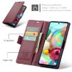 Samsung Galaxy A71 4G CaseMe 023 Leather Phone Case Wine Red RFID - 4