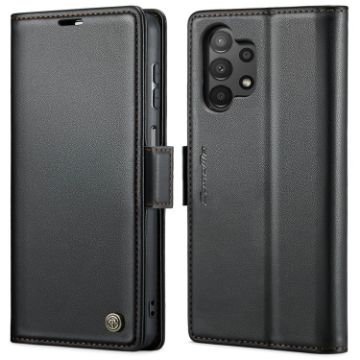 Samsung Galaxy A13/A04s/M13 CaseMe 023 Butterfly RFID Leather Case Black - 1