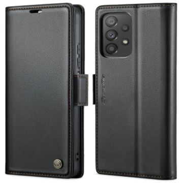 Samsung Galaxy A72 CaseMe 023 Leather Phone Case Black RFID Anti-theft - 1
