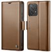 Samsung Galaxy A72 CaseMe 023 Butterfly Buckle RFID Leather Case Brown - 1
