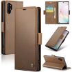 Samsung Galaxy Note10+ CaseMe 023 Leather Case, RFID Anti-theft, Brown - 1