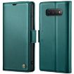 Samsung Galaxy S10 CaseMe 023 Butterfly Buckle RFID Leather Case Blue - 1