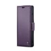 Samsung Galaxy S10 CaseMe 023 Butterfly Buckle RFID Leather Case Purple - 2