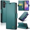 Samsung Galaxy A54 5G CaseMe 023 Butterfly Buckle RFID Leather Case Blue - 1