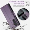 Samsung Galaxy A54 5G CaseMe 023 Butterfly Buckle Leather Case Purple - 6