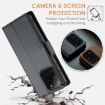 Samsung Galaxy S20 Ultra CaseMe 023 Leather RFID Phone Case (Black) - 6