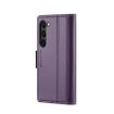Samsung Galaxy S24 CaseMe 023 Butterfly Buckle Leather Case - Pearly Purple - 3