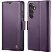 Samsung Galaxy S24+ CaseMe 023 Butterfly Buckle RFID Leather Case Purple - 1
