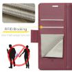 Samsung Galaxy A05s CaseMe 023 Butterfly Buckle RFID Leather Case Red - 8