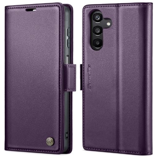 Samsung Galaxy A25 5G CaseMe 023 Butterfly Leather Case Pearly Purple - 1