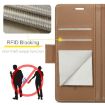 Samsung Galaxy A35 5G CaseMe 023 Leather Case, RFID, Brown - 8