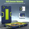 TCL Tab 8 LE/WiFi Silicone Hybrid Case with Holder - Navy Blue Olivine - 7