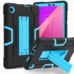 TCL Tab 8 LE/WiFi Silicone Hybrid PC Case with Holder - Black Blue - 1