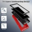 TCL Tab 8 LE/WiFi Red Black Silicone Hybrid PC Case with Holder - 4