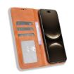 Huawei nova 14 5G Brown Leather Phone Case with Magnetic Buckle Retro Design - 4