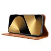 Huawei Pura 80 Ultra 5G Leather Phone Case, Magnetic Buckle, Brown Retro - 5
