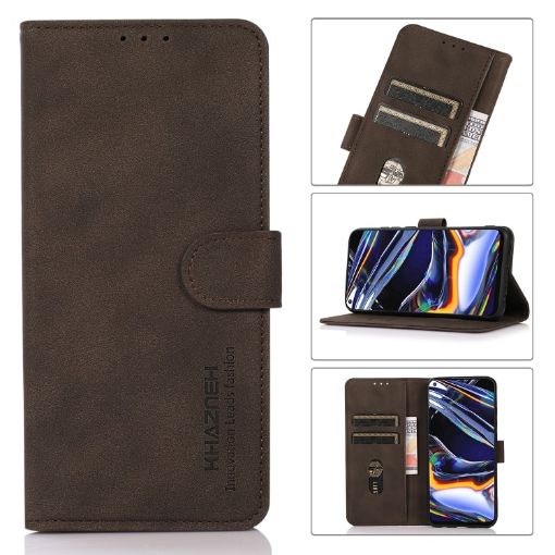 Xiaomi 14 Ultra KHAZNEH Brown Matte Leather Phone Case - 1
