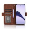 Realme 14 Pro Lite 5G Brown Leather Phone Case with Card Slots - 6