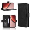 Realme P3 Ultra 5G Black Leather Phone Case with Card Slots - 1