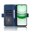 Realme C71 4G Blue Leather Phone Case with Card Slots - Calf Texture - 6