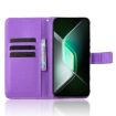 Infinix GT 30 Pro 5G Purple Diamond Texture Leather Phone Case - 4